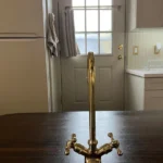 Unlacquered Brass Gooseneck Faucet - Image 2