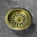 Unlacquered Brass Kitchen Sink Strainer
