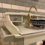 Unlacquered Brass Swan Bathroom Faucet - Image 2