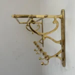 Unlacquered Brass Moroccan Towel Rack - Image 3