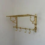 Unlacquered Brass Moroccan Towel Rack - Image 4