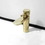 Unlacquered Brass Single-Handle Basin Faucet - Image 2