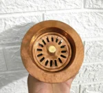 Handmade Copper Kitchen Sink Drainer - Image 2