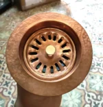 Handmade Copper Kitchen Sink Drainer - Image 4