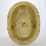Etched Brass Bathroom Sink - Image 2