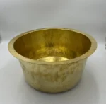 Hammered Brass Round Sink - Image 2