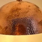 Hammered Solid Copper Pendant Light - Image 5