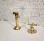 Unlacquered Brass Kitchen Sprayer With Handle - Image 2