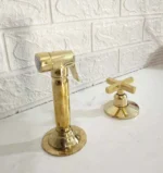 Unlacquered Brass Kitchen Sprayer With Handle