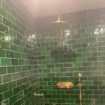 Unlacquered Brass Curved Shower System - Image 2