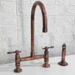 Moroccan Copper Bridge Kitchen Faucet