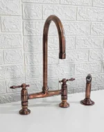 Moroccan Copper Bridge Kitchen Faucet