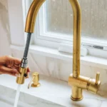 Brass Pull Down Kitchen Faucet - Image 3