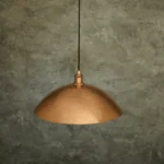 Solid Copper Pendant Light - Hammered Copper Pendant ligh