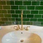 Unlacquered Brass Bathroom Sink Faucet - Image 2