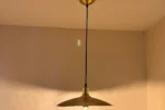 Unlacquered Brass Ceiling Pendant Light