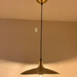 Unlacquered Brass Ceiling Pendant Light