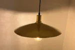 Unlacquered Brass Ceiling Pendant Light - Image 3