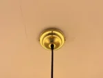 Unlacquered Brass Ceiling Pendant Light - Image 4