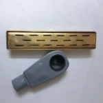 Unlacquered Brass Linear Floor Drain - Image 2