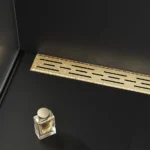 Unlacquered Brass Linear Floor Drain - Image 3