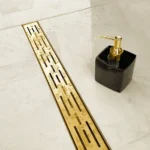 Unlacquered Brass Linear Floor Drain - Image 4
