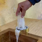 Unlacquered Brass Bar Glass Rinser