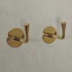 Unlacquered Brass Handmade Coat Rack
