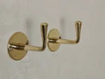 Unlacquered Brass Handmade Coat Rack - Image 3