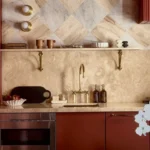 Unlacquered Brass Kitchen Faucet with Curved Legs - Image 3