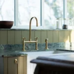 Unlacquered Brass Kitchen Faucet - Image 3
