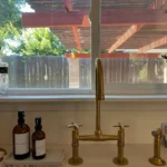 Unlacquered Brass Kitchen Faucet - Image 4