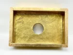 Unlacquered Brass Kitchen Sink