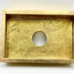 Unlacquered Brass Kitchen Sink