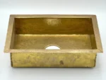 Unlacquered Brass Kitchen Sink - Image 4