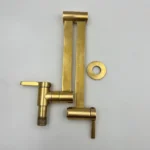 Unlacquered Brass Pot Filler Kitchen Faucet - Image 2