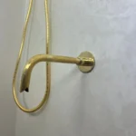 Unlacquered Brass Shower Set - Image 4