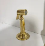 Unlacquered Brass Single Hole Kitchen Faucet - Image 2