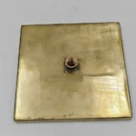 Unlacquered Brass Square Shower Head - Image 2