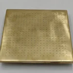 Unlacquered Brass Square Shower Head
