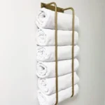Unlacquered Brass Adjustable Towel Bar