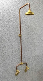 Unlacquered Solid Copper Shower System - Image 5